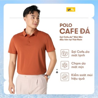 Áo Polo Yody Nam Cafa Đá kiểm soát mùi Chạm Mát Lạnh Cho Hè Thoải Mái MAPO25S033