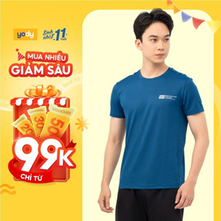 [SALE] Áo thun thể thao nam YODY áo ngắn tay cổ tròn chất co giãn, thoáng mát, thấm hút tốt STM6081