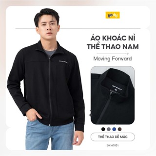 [SALE] Áo Khoác Nỉ Thể Thao Nam Moving Forward có túi khoá, co giãn TRA - SWM7001