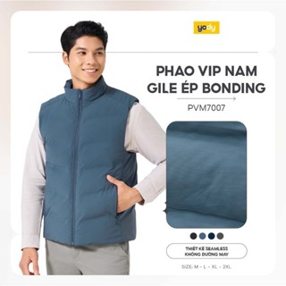 [SALE] Áo phao gile nam YODY dày dặn 3 lớp bông ép bonding PVM7007