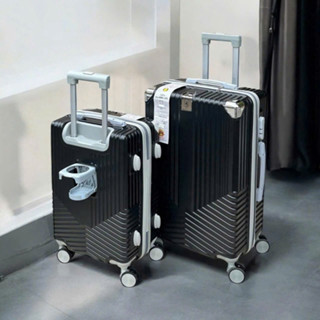 [Vali tuanpham95] Vali kéo du lịch nhựa dẻo có khay nước, ốp góc si inox, có móc treo đồ full size giá siêu mềm