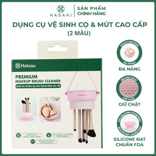  Dụng Cụ Vệ Sinh Cọ Và Mút Hotosu Cao Cấp  2 Màu  Premium Makeup Brush Cleaner Hasaki Chính Hãng 