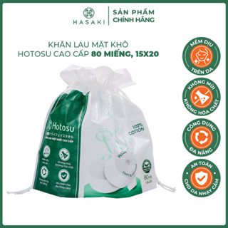 [DAILY] Khăn Lau Mặt Khô Hotosu Cao Cấp 80 Miếng Hasaki Sản Phẩm Chính Hãng