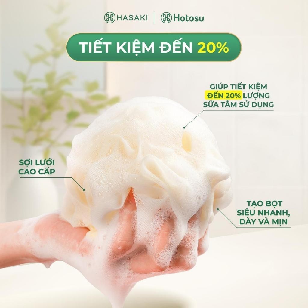 [DAILY] Bông tắm Hotosu Premium Bath Sponge Mềm Mịn Cao Cấp Hasaki Sản Phẩm Chính Hãng | BigBuy360 - bigbuy360.vn