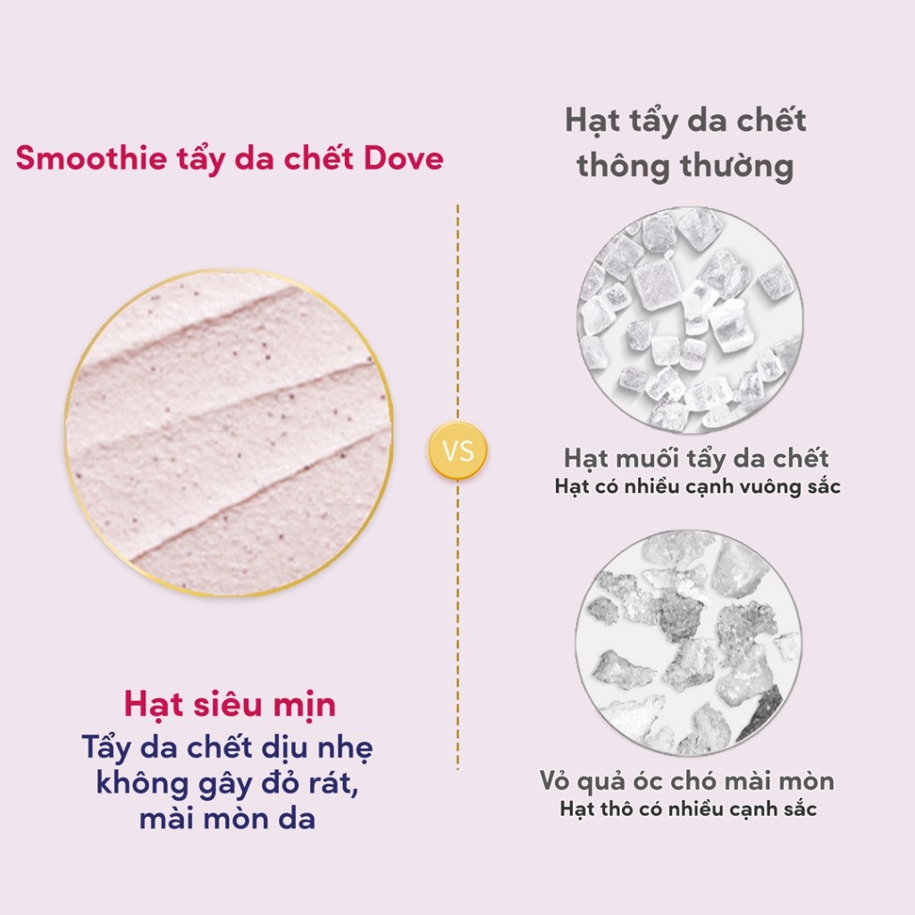 [DAILY] Smoothie Tẩy Da Chết Dove Hương Lựu Đỏ, Anh Đào, Đường Nâu & Dừa 298g Hasaki | BigBuy360 - bigbuy360.vn