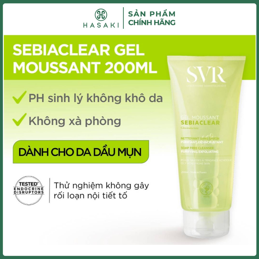 [DAILY] Gel Rửa Mặt SVR Sebiaclear Gel Moussant Hasaki Sản Phẩm Chính Hãng | BigBuy360 - bigbuy360.vn