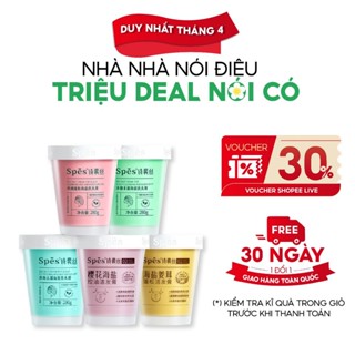 Dầu gội tẩy tế bào chết SPES tinh chất muối biển sạch gàu da đầu dưỡng ẩm kiềm dầu và phồng tóc 280g