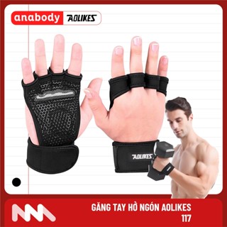  Găng Tay Tập Gym Nam Nữ Hở Ngón Aolikes A-117 Găng Tay Tập Gym Thể Thao Nam Nữ Cao Cấp 