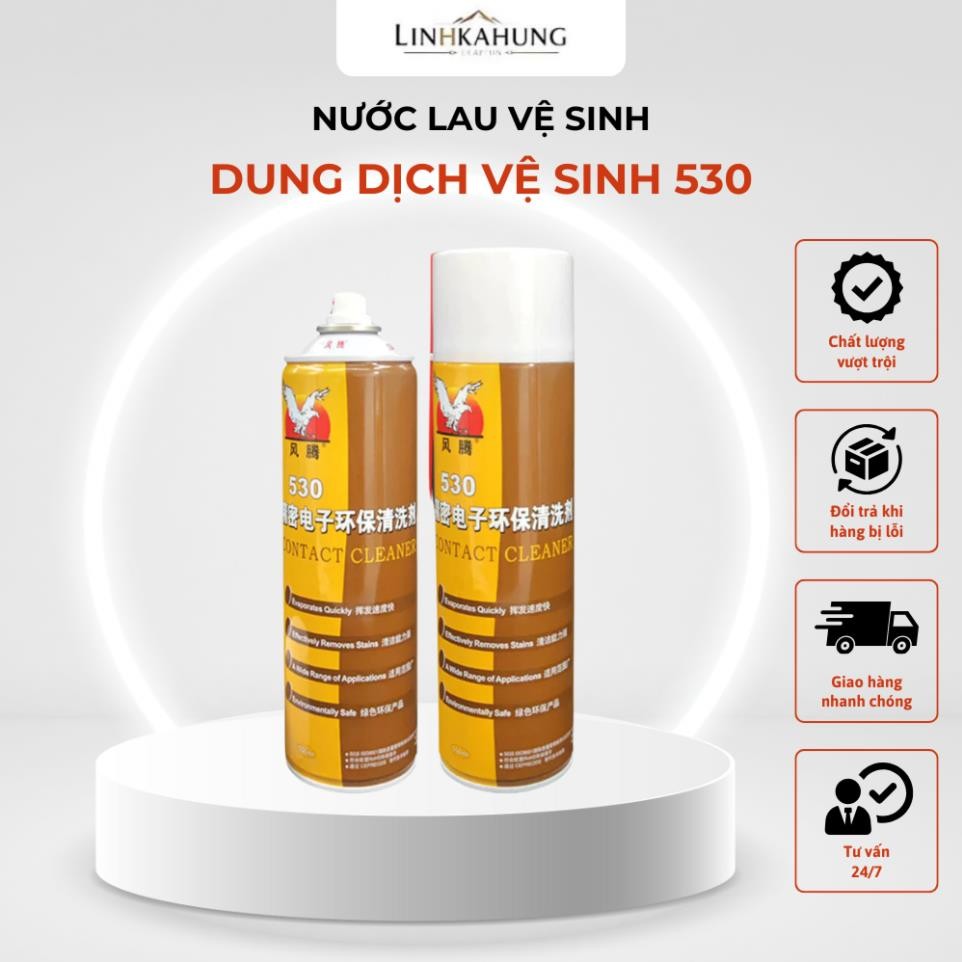 Dung Dịch Vệ Sinh 530, Nước Lau Vệ Sinh Màn Điện Thoại, Máy Tính, Bo Mạch Điện Tử Hành Chính Hãng