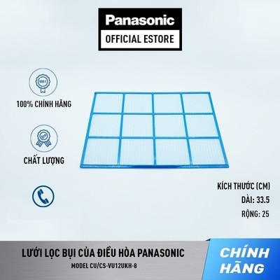 [SP Tách đơn] Lưới lọc Điều hòa Panasonic CS-VU9/12/18UKH-8-Lưới lọc Điều hòa không khí ACXD00-01421