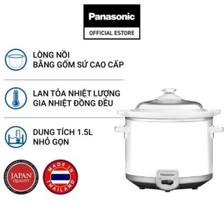 Nồi nấu chậm panasonic 1.5 lít nf-n15sra - hàng chính hãng
