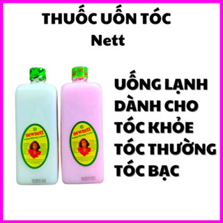  Thuốc Uốn Tóc Lạnh Nett Hồng 800ml  dành cho tóc khỏe  tóc thường  tóc bạc. 