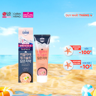 [Himalaya Pinksalt Official] Kem đánh răng hương hoa bạc hà chứa muối hồng và muối tre Himalaya PinkSalt 100g