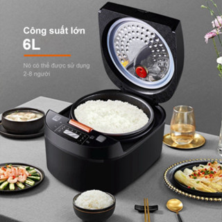 (Nồi Cơm BH 6T) Nồi cơm điện đa năng 5L dung tích lớn 220V lòng nồi chống dính cao cấp