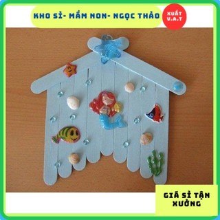 Que Kem Gỗ Que Làm Nhà Gỗ Đè Lưỡi Màu