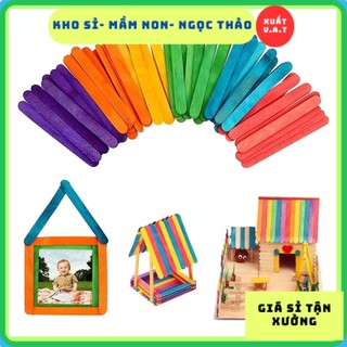 Que Kem Gỗ Que Làm Nhà Gỗ Đè Lưỡi Màu