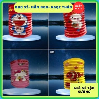 [GIÁ XƯỞNG] Đèn lồng trung thu xếp giấy hình tròn - Đèn Trang Trí Tết Trung Thu