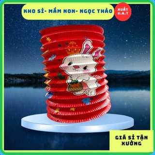 [GIÁ XƯỞNG] Đèn lồng trung thu xếp giấy hình tròn - Đèn Trang Trí Tết Trung Thu