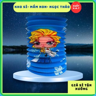 [GIÁ XƯỞNG] Đèn lồng trung thu xếp giấy hình tròn - Đèn Trang Trí Tết Trung Thu