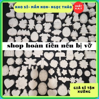 [Chuyên Sỉ 500đ] Tượng tô màu thạch cao mini 5cm nhiều mẫu ko kèm màu