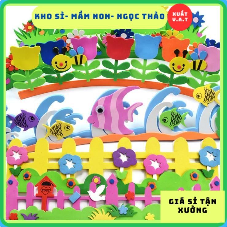 Hàng rào chân tường xốp 50cm