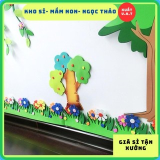 Hàng rào chân tường xốp 50cm