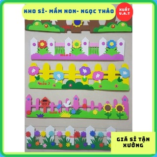 Hàng rào chân tường xốp 50cm