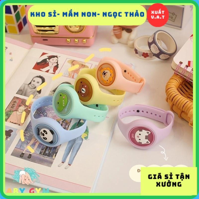 Đồng hồ silicon đeo tay chống muỗi phát sáng cho bé