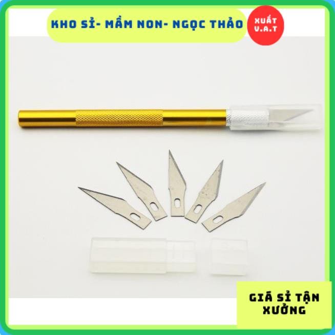 Dao trổ kèm lưỡi và 5 lưỡi dao thay thế