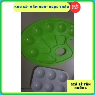 khay pha màu. hoạ cụ vẽ tranh