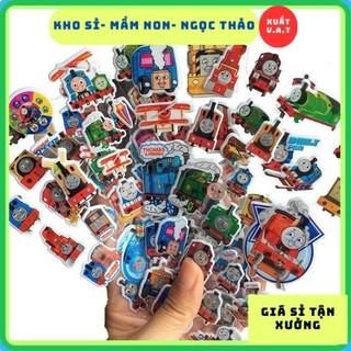 Set 10 tấm sticker vuông dán trang trí tập vở, bình nước, bút nước19 *9C cm