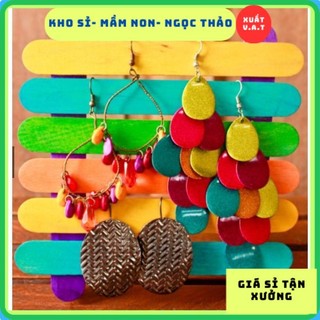 [Kho Sỉ] 50 que đè lưỡi màu 15*2cm