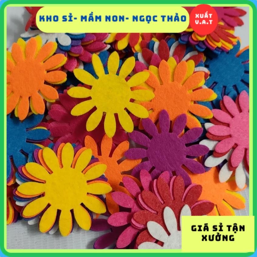 [Kho Sỉ] Hoa dập sẵn 100 bông 5cm, 7cm