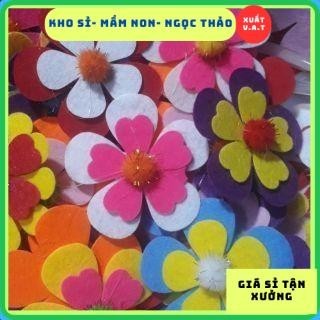 [Kho Sỉ] Hoa dập sẵn 100 bông 5cm, 7cm