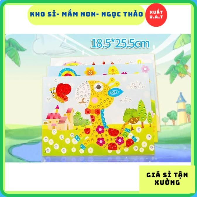 Tranh đính đá thủ công cho bé (A5)