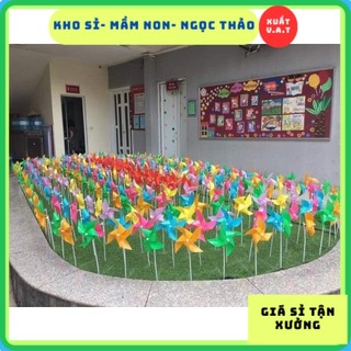 Combo 1000 chong chóng cây cầm 25 cm