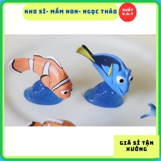 [Kho Sỉ] Nhân Vật Cá Disney, Bộ Mô Hình Finding Nemo Dory Shark chưa có đế