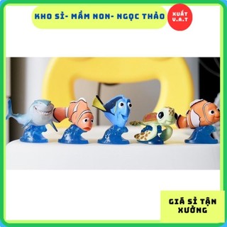 [Kho Sỉ] Nhân Vật Cá Disney, Bộ Mô Hình Finding Nemo Dory Shark chưa có đế