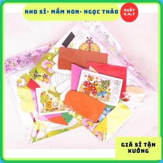 [Kho Sỉ] Tranh dán xốp khổ a4 - Tranh Thủ Công Cho Bé