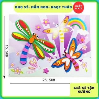 [Kho Sỉ] Tranh dán xốp khổ a4 - Tranh Thủ Công Cho Bé