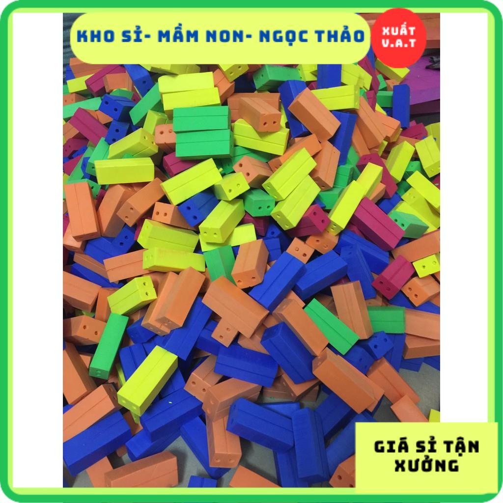 Gạch mút xốp - đồ dùng cho mầm non