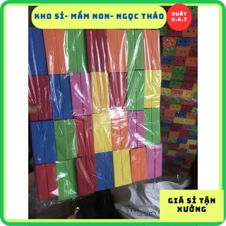 Gạch mút xốp - đồ dùng cho mầm non