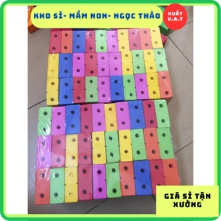 Gạch mút xốp - đồ dùng cho mầm non