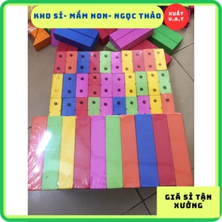Gạch mút xốp - đồ dùng cho mầm non