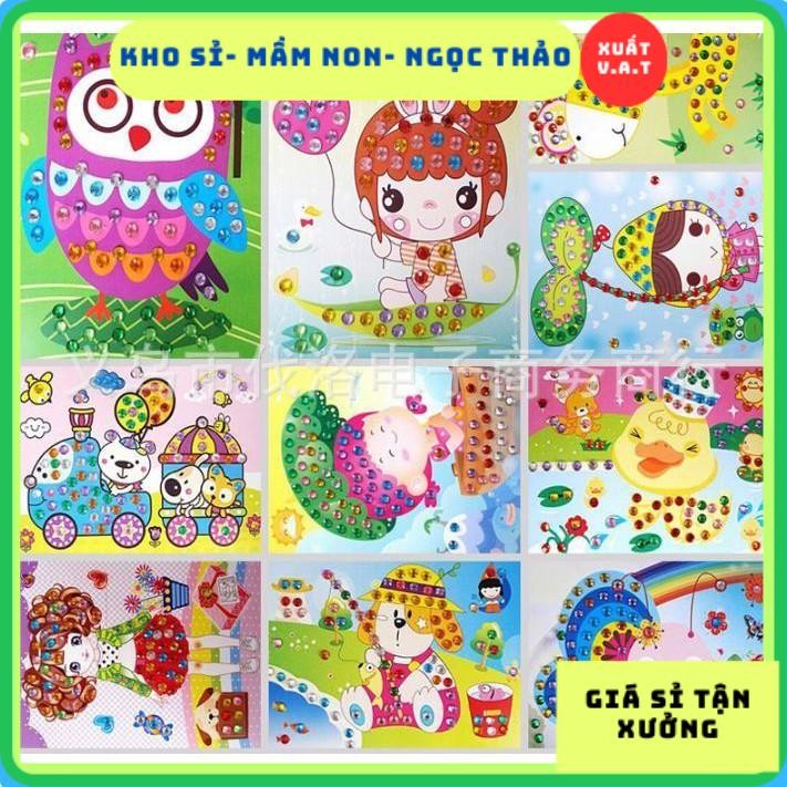 Đồ chơi tranh đính đá cho bé