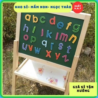 [Kho Sỉ] Bộ chữ số gỗ nam châm (Wooden Magnetic Letters/Numbers)