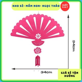 [Kho Sỉ] Quạt nỉ trang trí
