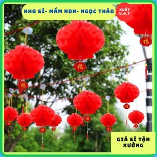 [Kho Sỉ] 10 Lồng đèn đỏ chữ Phúc