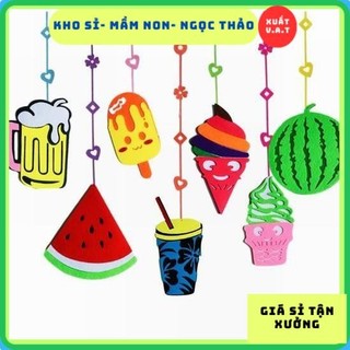Rèm nỉ Noel trang trí 3D