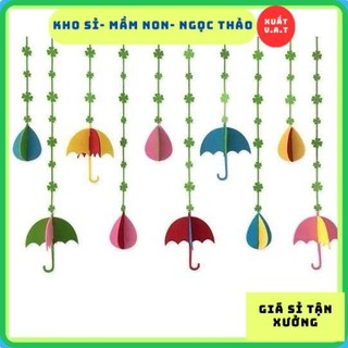 Rèm nỉ Noel trang trí 3D